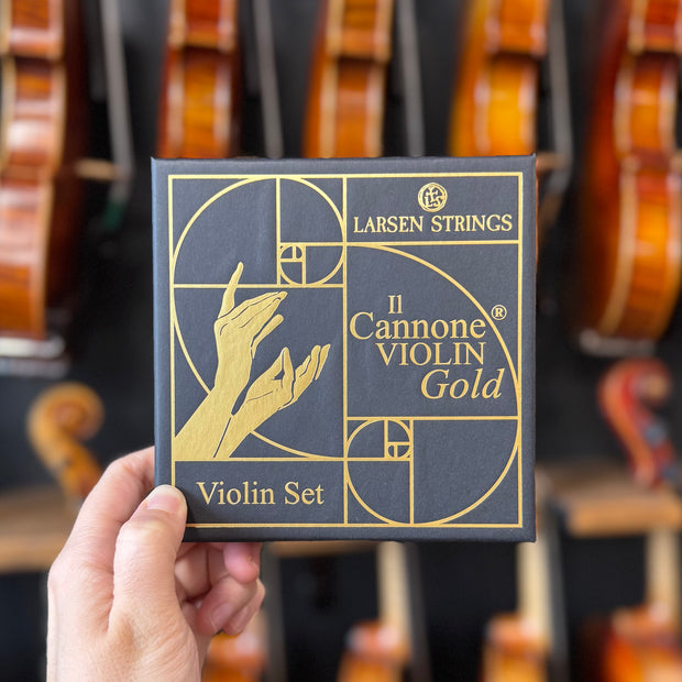 Larsen Il Cannone Gold Violin String Set
